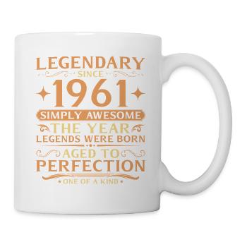 65e anniversaire de Legends 1961 - Mug blanc - blanc - Droite