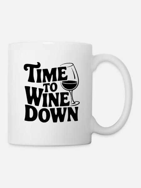 Zeit zum Weinen - Tasse - Weiß