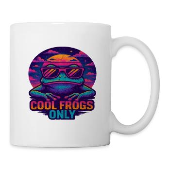 Grenouille Vaporwave - Mug blanc - blanc - Droite