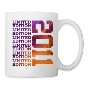 15 Jahre LIMITED EDITION 2011 15. Geburtstag - Tasse - Weiß - Rechts
