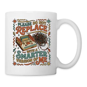 Retro Gaming AI Fear - Mug - white - Right