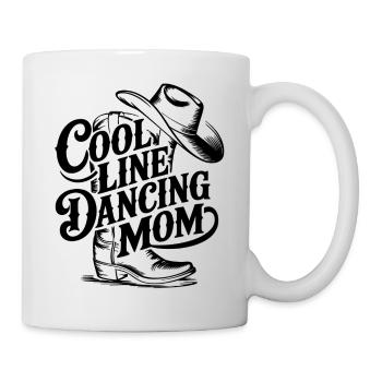 Line Dance Mama - Tasse - Weiß - Rechts