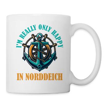 North Sea I'M ONLY REALLY HAPPY IN - Mug - white - Right