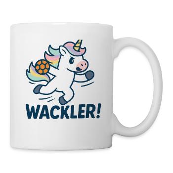 Unicorn Handball Wobbler, Dribbler, Kids - Mug - white - Right