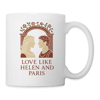 Mythologie de l’amour ancien Romance Vintage - Mug blanc - blanc - Droite