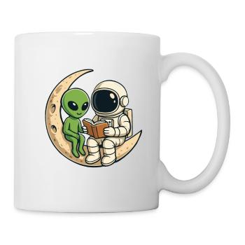 Lire le livre Astronaut Alien Space Lover - Mug blanc - blanc - Droite