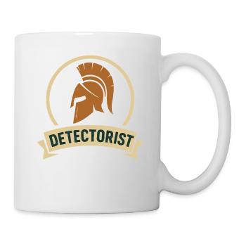 Detektor-Metalldetektor-Design Treasure Hunter - Tasse - Weiß - Rechts