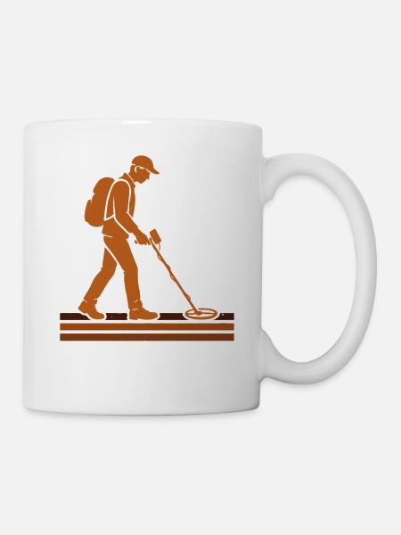 Schatzsucher-Metallsucher-Abenteuer - Tasse - Weiß