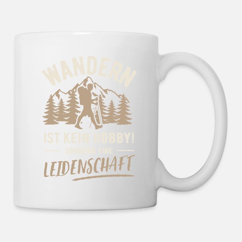 Hiking | Not a hobby but a passion - Mug - white
