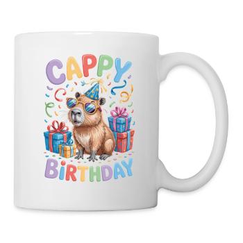 Capybara Anniversaire Cappy Anniversaire Drôle de capy - Mug blanc - blanc - Droite