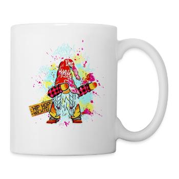 HIP HOP WICHTDeEL Dab Graffiti Rap Musik Xmas Crew - Tasse - Weiß - Rechts