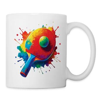Tennis de Table - Design Sport Ping-Pong Splash - Mug - white - Right