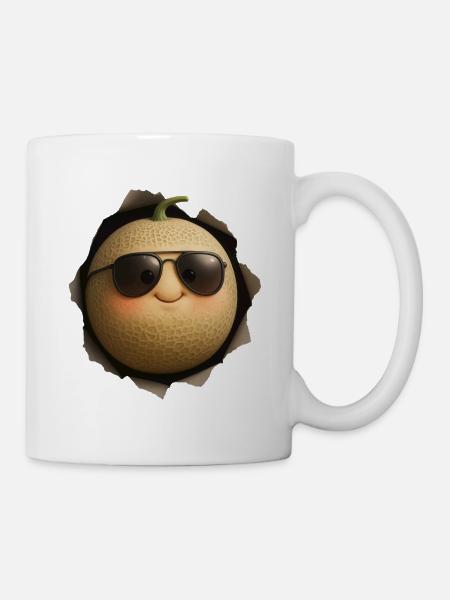 Cantaloupe Melone - Tasse - Weiß