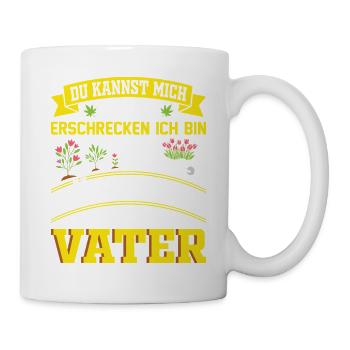 Gärtner Spruch Gärtnerei Hobbygärtner Vater Papa - Tasse - Weiß - Rechts