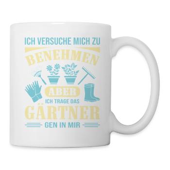 Horticulture Gardener Garden Gardening Sayings - Mug - white - Right