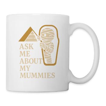 Pharaoh Archaeology in Ancient Egypt - Mug - white - Right