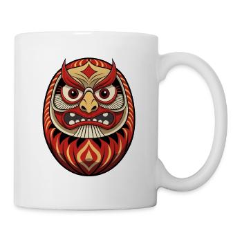 Daruma | Japanese lucky charm - Mug - white - Right