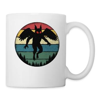 Mothman Retro Cryptid Legend - Mug blanc - blanc - Droite
