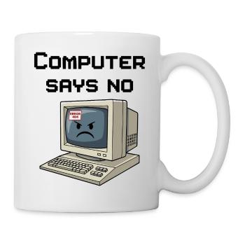 Retro Computer 404 Error - Mug - white - Right
