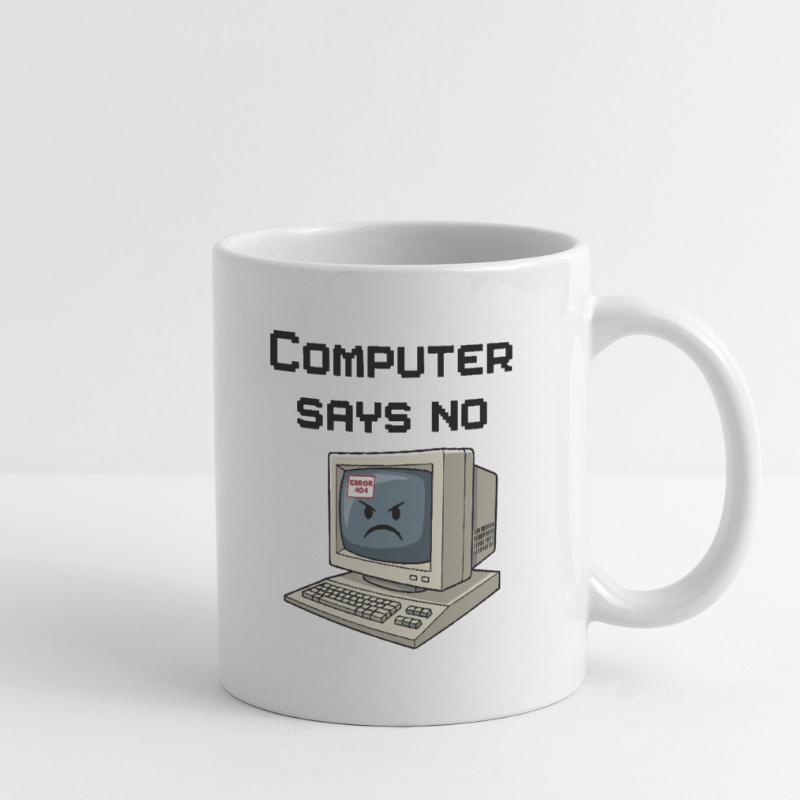 Retro Computer 404 Error Mug