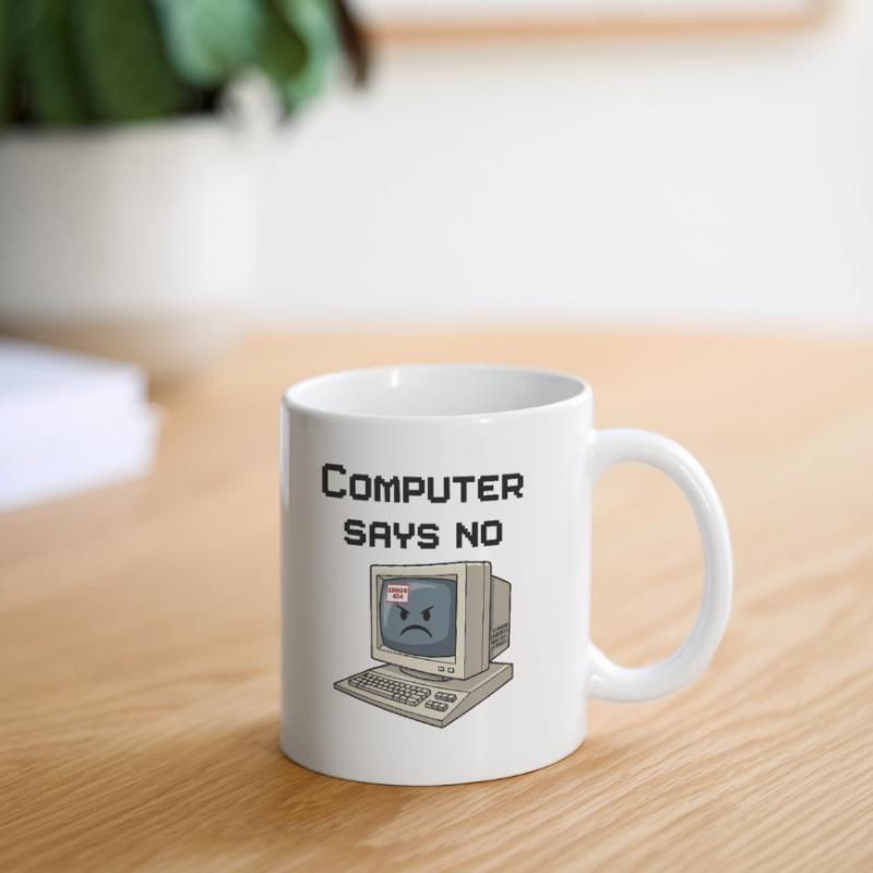 Retro Computer 404 Error Mug