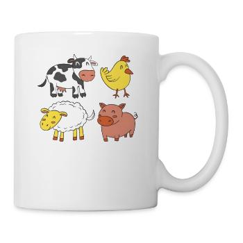 Fermier officiel Fermier Fermier Mignons - Mug blanc - blanc - Droite