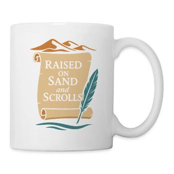 Pharaoh Archaeology in Ancient Egypt - Mug - white - Right