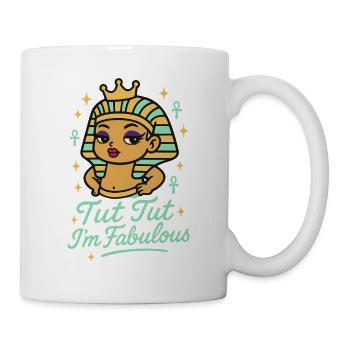 Pharaoh Archaeology in Ancient Egypt - Mug - white - Right