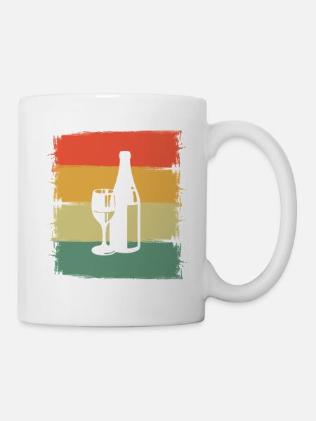 Wein - Tasse - Weiß