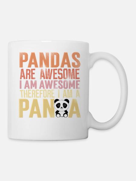 Panda - Tasse - Weiß