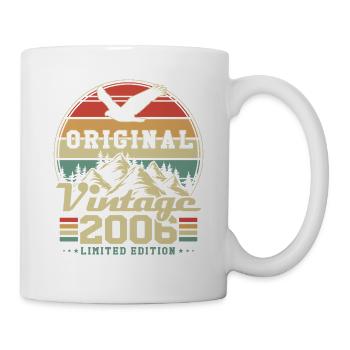 Original 2006 Vintage Vintage Birthday Retro - Mug - white - Right