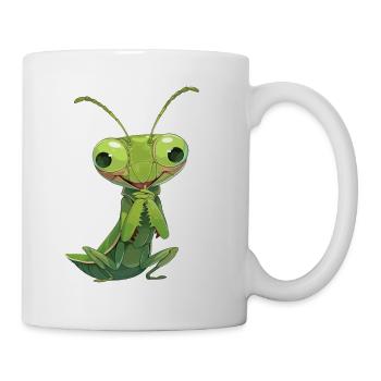 Gottesanbeterinnen Gottesanbeterin - Tasse - Weiß - Rechts