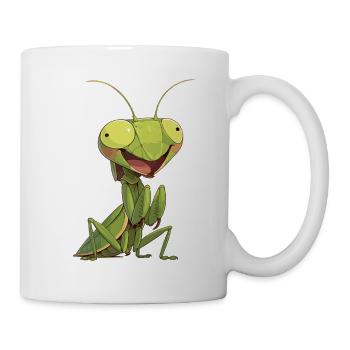 Gottesanbeterinnen Gottesanbeterin - Tasse - Weiß - Rechts