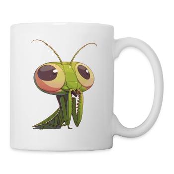 Gottesanbeterinnen Gottesanbeterin - Tasse - Weiß - Rechts