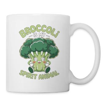 Nutritionist Broccoli Is My Spirit Health Coach - Tasse - Weiß - Rechts