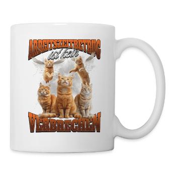La fraude au temps de travail n’est pas un crime Bootleg de l’an 2000 - Mug blanc - blanc - Droite