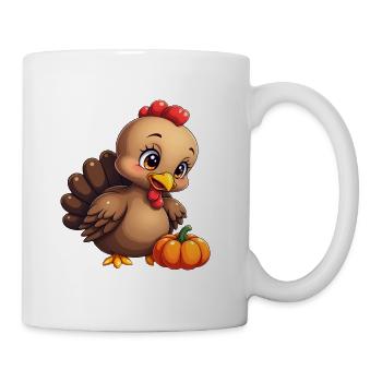 Thanksgiving Truthahn Baby - Tasse - Weiß - Rechts