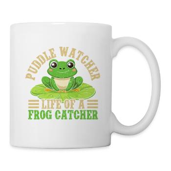 Frog Catcher Puddle Watcher Frog - Tasse - Weiß - Rechts