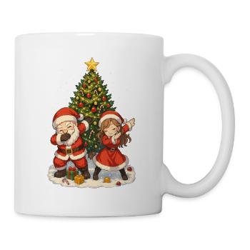 Weihnachts Dab, Santa Squad, Fun Xmas - Tasse - Weiß - Rechts