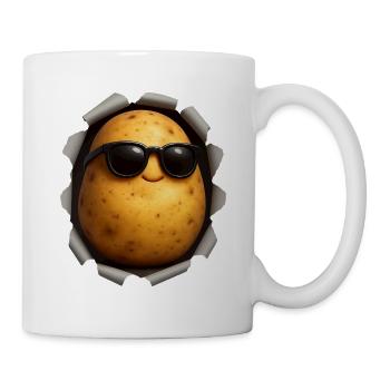 Pomme de terre - Mug blanc - blanc - Droite