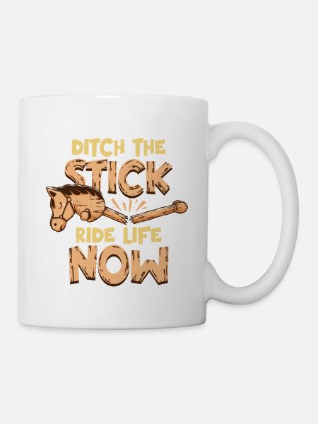 Anti Hobby Horsing - Tasse - Weiß