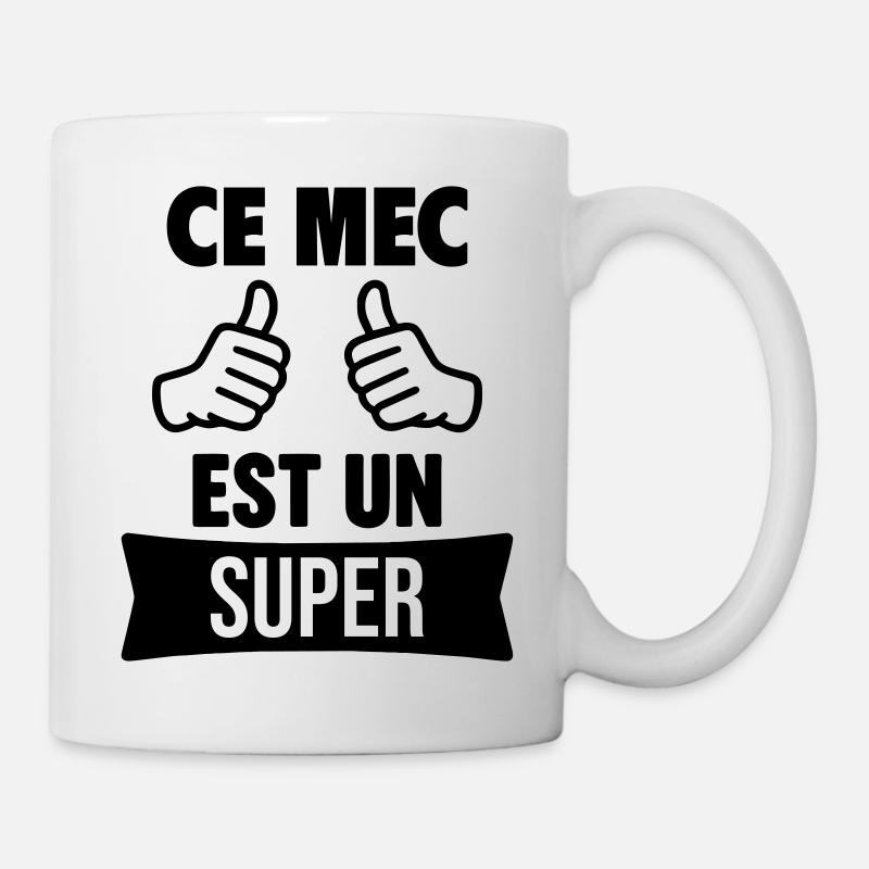 Ce Mec Est Un Super Personnalisable - Mug blanc - blanc