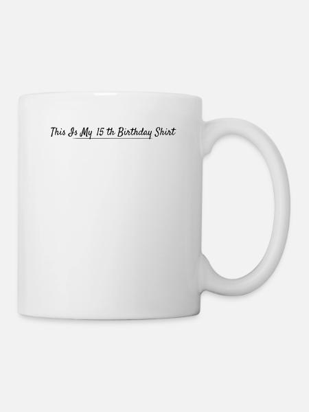 15-jähriges Jubiläum, 15-jähriges Jubiläum - Tasse - Weiß