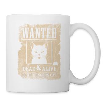 Gesucht Tot & Lebendig Schrödingers Katze - Tasse - Weiß - Rechts