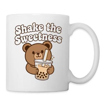 Kawaii Bear with Bubble Tea - Mug - white - Right
