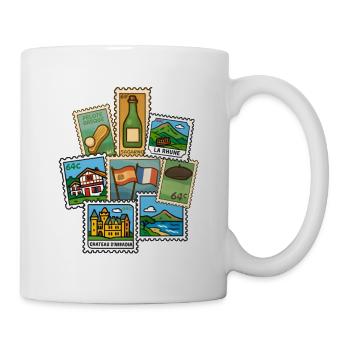 Basque Country Basque Country Euskadi Lauburu Pride Stamps - Mug - white - Right