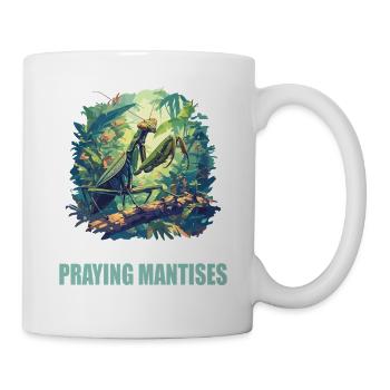 Gottesanbeterinnen Gottesanbeterin - Tasse - Weiß - Rechts