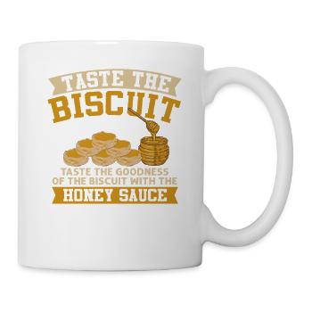 Goûte la sauce biscuit au miel - Mug blanc - blanc - Droite