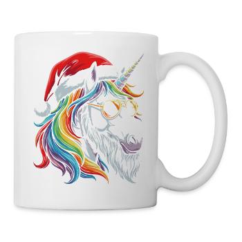 Santa Unicorn Xmas Magic Christmas - Mug - white - Right