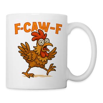 Funny calls F Caw F - Mug - white - Right